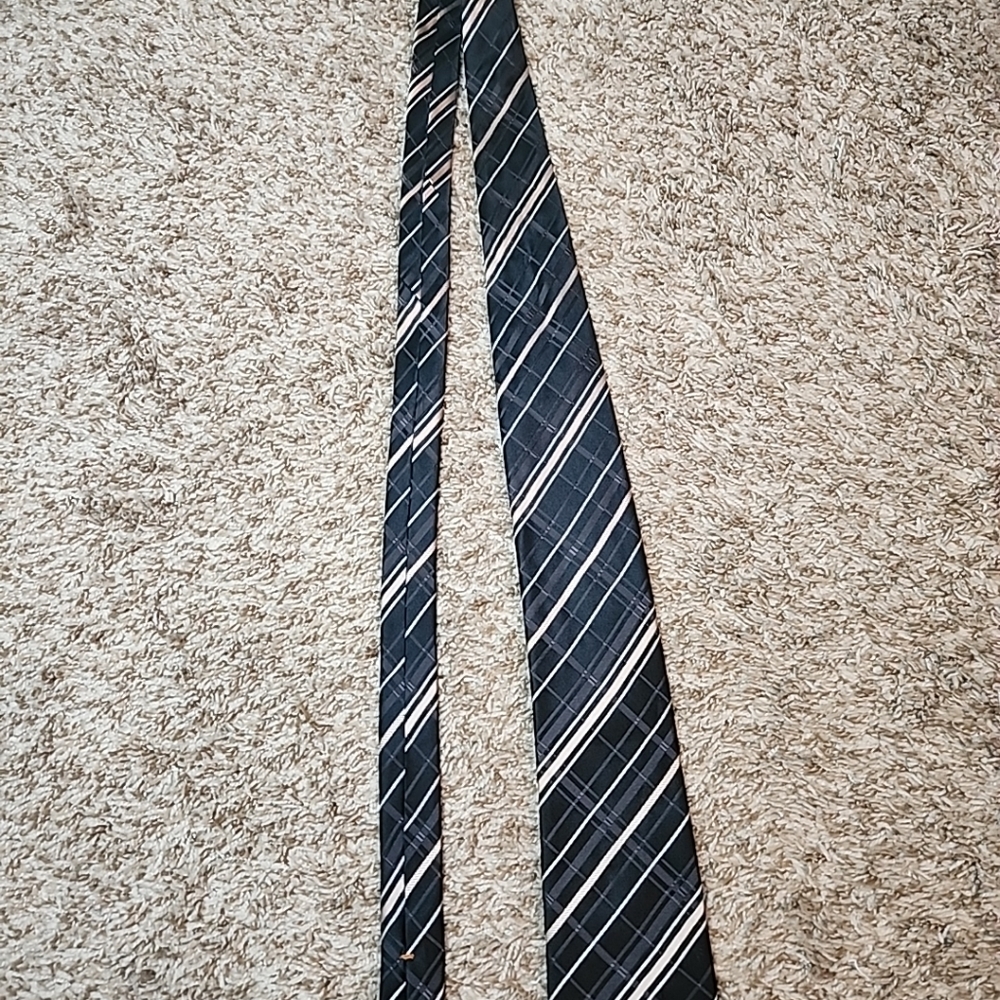 Donald Trump Signature Collection Men's Neck Tie Black & Brown  100% Silk - Picture 4 of 6